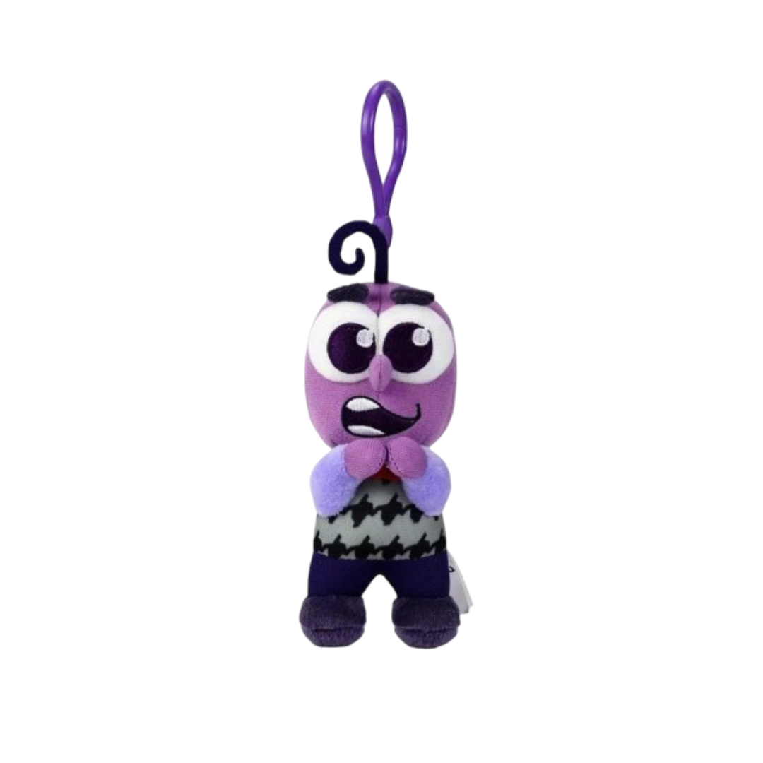 Kawaii Inside Out Fear Keychain