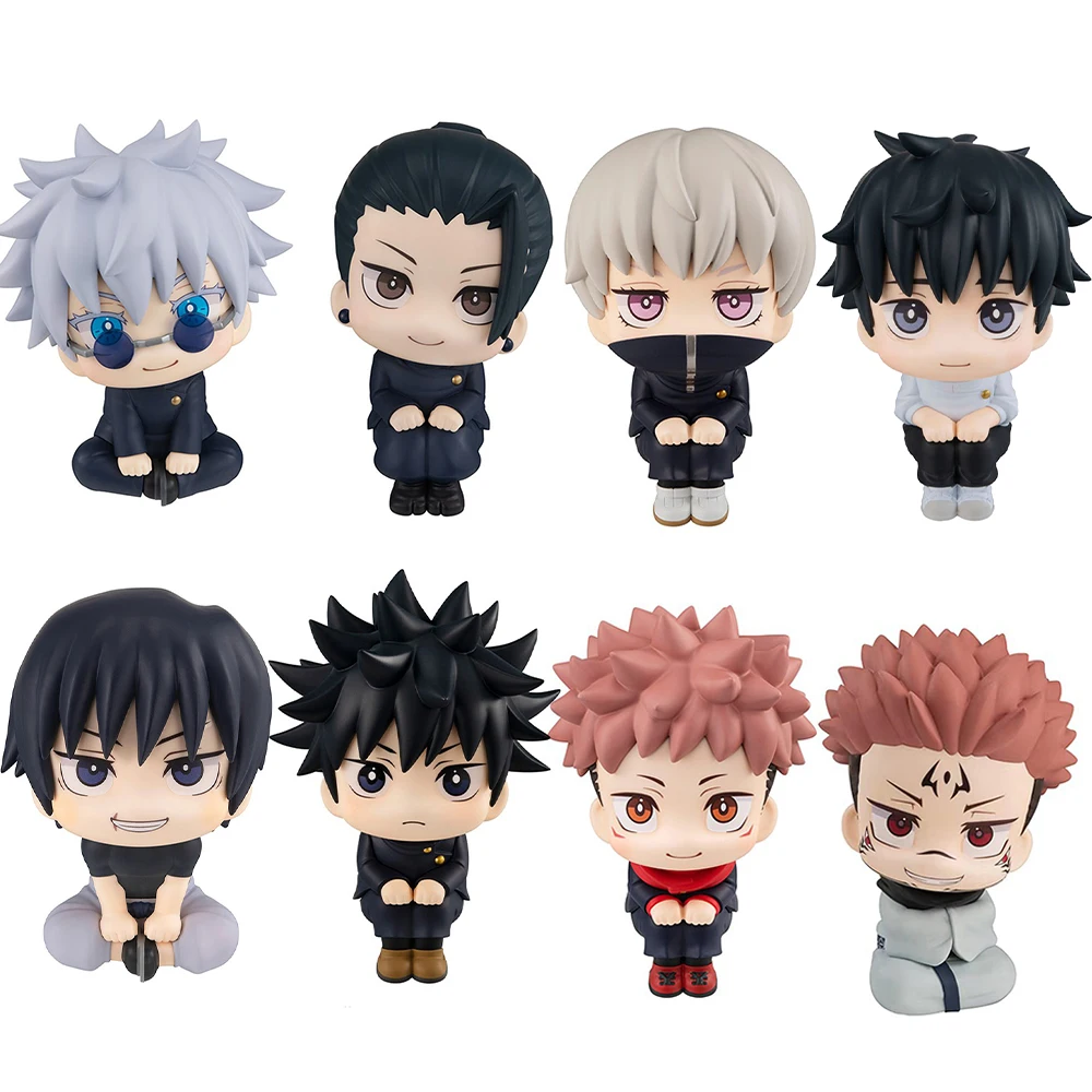 8Pcs Kawaii Anime Jujutsu Kaisen Character PVC Toy