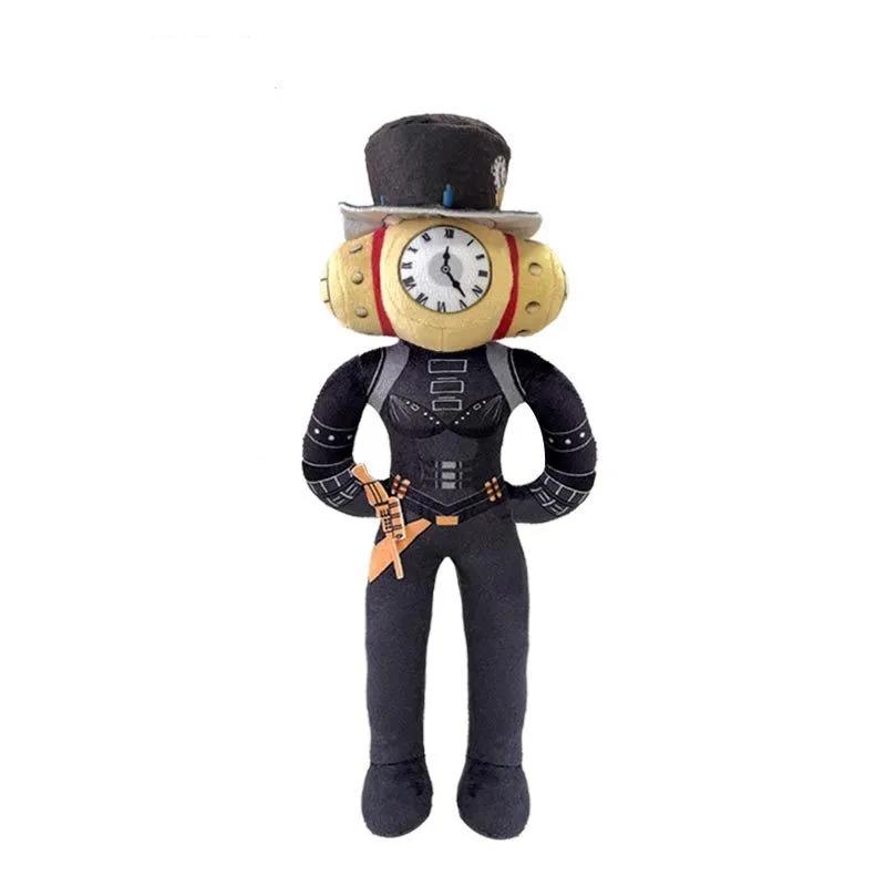 30cm Kawaii Skibidi Toilet Titan Clockman Plush Toy