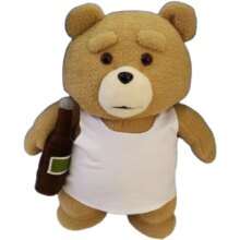 43cm 10 movie teddy bear Ted 2 plush doll toy apron soft plush as a Christmas birthday gift for good friends 43cm 10 movie teddy bear Ted 2 plush doll toy apron soft plush as a Christmas birthday gift for good friends