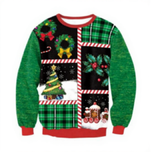 Kawaii Christmas Print Sweater Kawaii Christmas Print Sweater