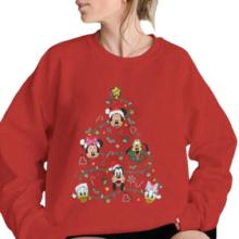 Kawaii Christmas Mickey Mouse And Friends Long Sleeve Sweatshirt Kawaii Christmas Mickey Mouse And Friends Long Sleeve Sweatshirt