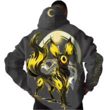 Kawaii Pokemon Umbreon Character Hoodie Kawaii Pokemon Umbreon Character Hoodie
