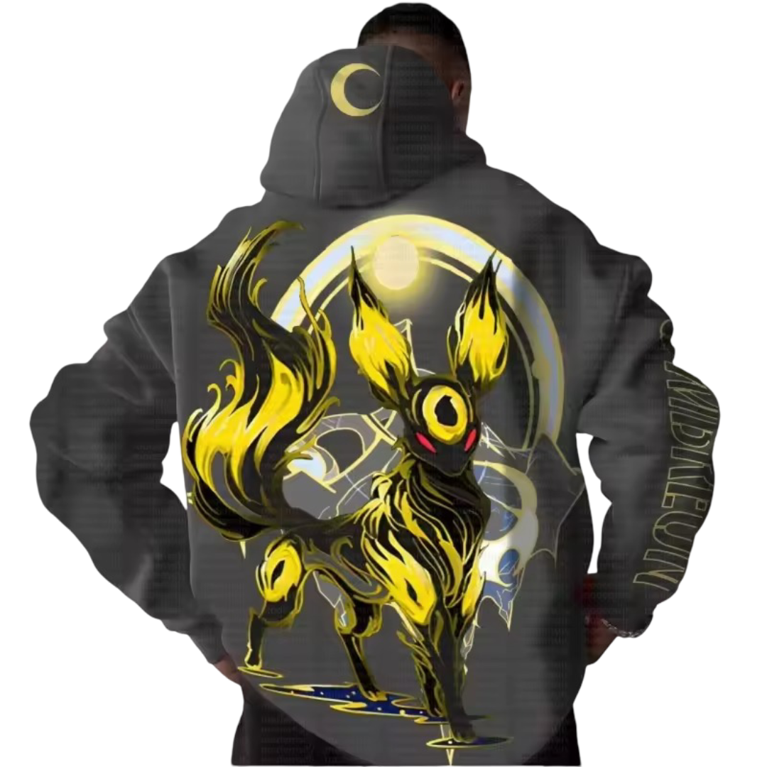 Kawaii Pokemon Umbreon Character Hoodie
