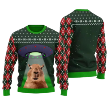 Christmas Kawaii Capybara 3D Printed Sweater Christmas Kawaii Capybara 3D Printed Sweater