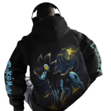 Kawaii Pokemon Luxray Character Hoodie Kawaii Pokemon Luxray Character Hoodie