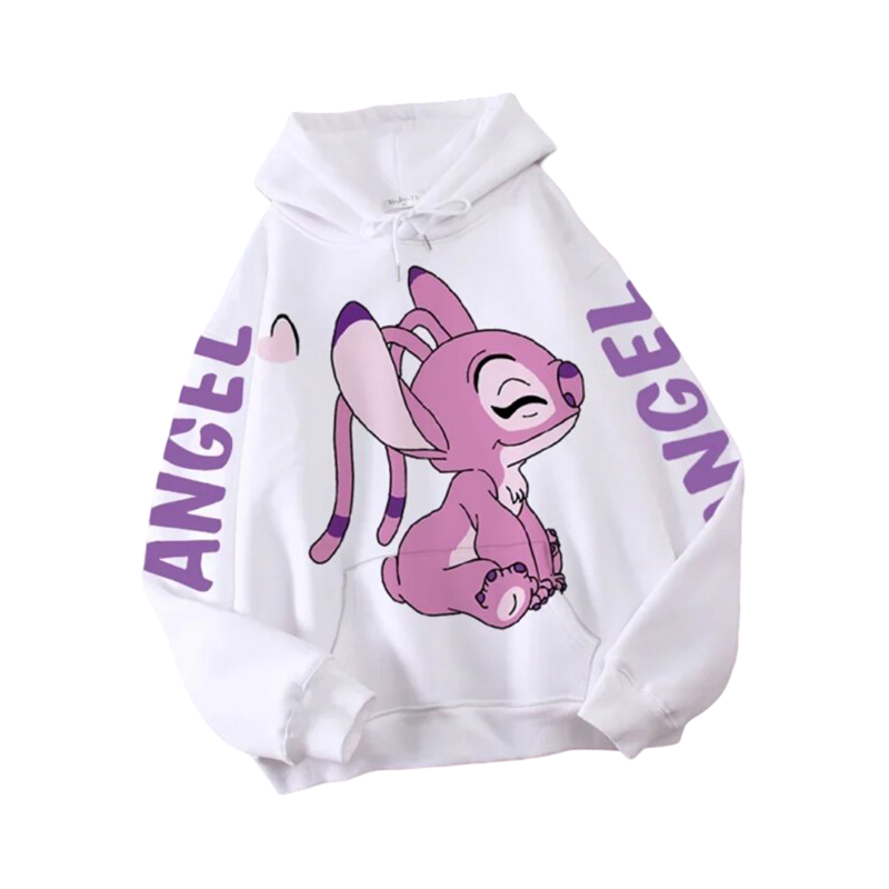 Kawaii Angel Printed Hoodie