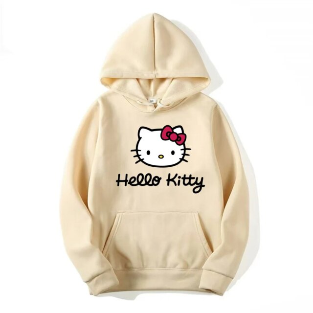 Kawaii Hello Kitty Printed Hoodie Kawaii Hello Kitty Printed Hoodie