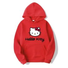 Kawaii Printed Hello Kitty Hoodie Kawaii Printed Hello Kitty Hoodie