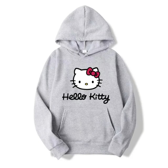 Hello Kitty Kawaii Printed Hoodie Hello Kitty Kawaii Printed Hoodie