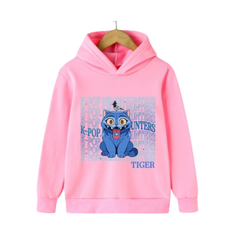 Kawaii KPop Demon Hunters Printed Derpy Hoodie