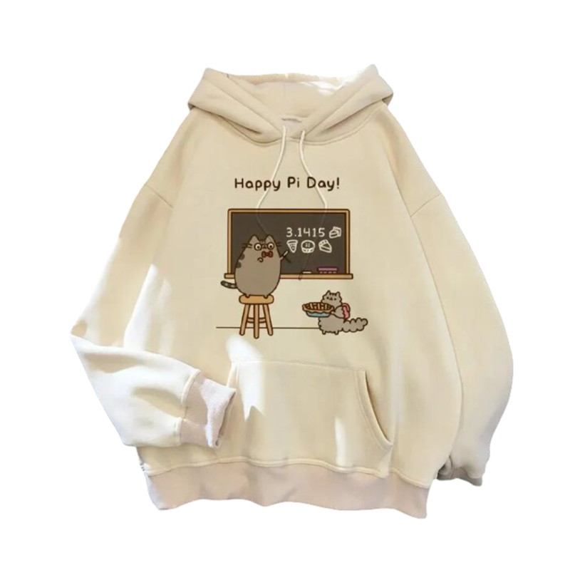 Kawaii Pusheen Cat Mermaid Tea Party Hoodie