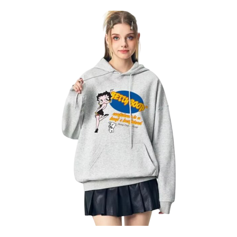 Kawaii Betty Boop Cartoon Hoodie