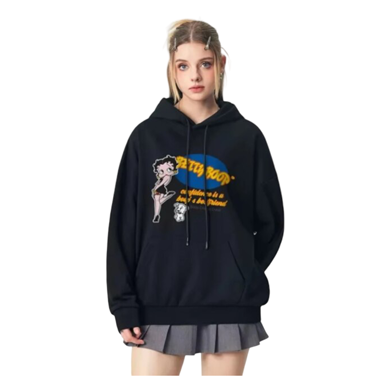 Kawaii Betty Boop Cartoon Hoodie