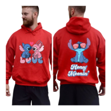 Kawaii Print Angel And Stitch Hoodie Kawaii Print Angel And Stitch Hoodie