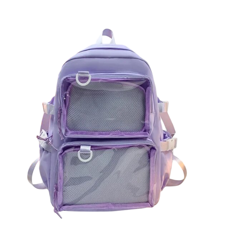 Kawaii Transparent Backpack For College