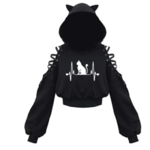 Kawaii Cat Ear Casual Hoodie Kawaii Cat Ear Casual Hoodie