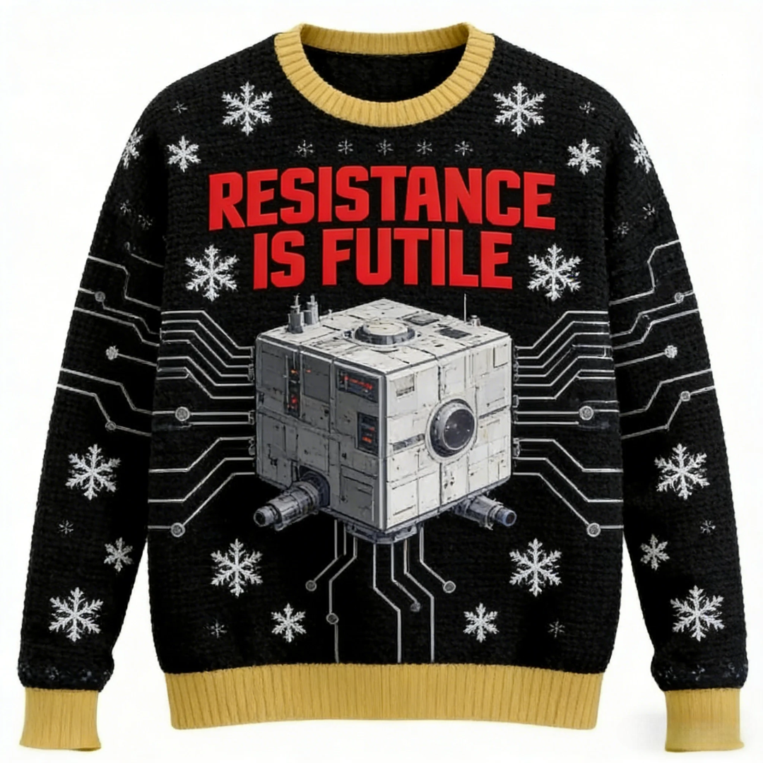 Kawaii Resistance Is Futile Printed Sweater Kawaii Resistance Is Futile Printed Sweater