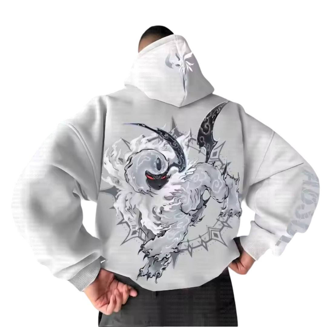 Kawaii Pokemon Absol Character Hoodie