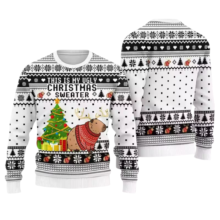 Kawaii Christmas Capybara Sweater Kawaii Christmas Capybara Sweater