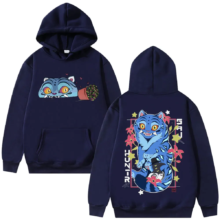 Kawaii KPop Demon Hunters Derpy Tiger Cartoon Hoodie Kawaii KPop Demon Hunters Derpy Tiger Cartoon Hoodie