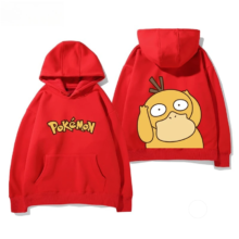 Kawaii Pokemon Psyduck Cartoon Print Hoodie Kawaii Pokemon Psyduck Cartoon Print Hoodie